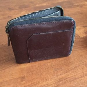 Madewell maroon wallet